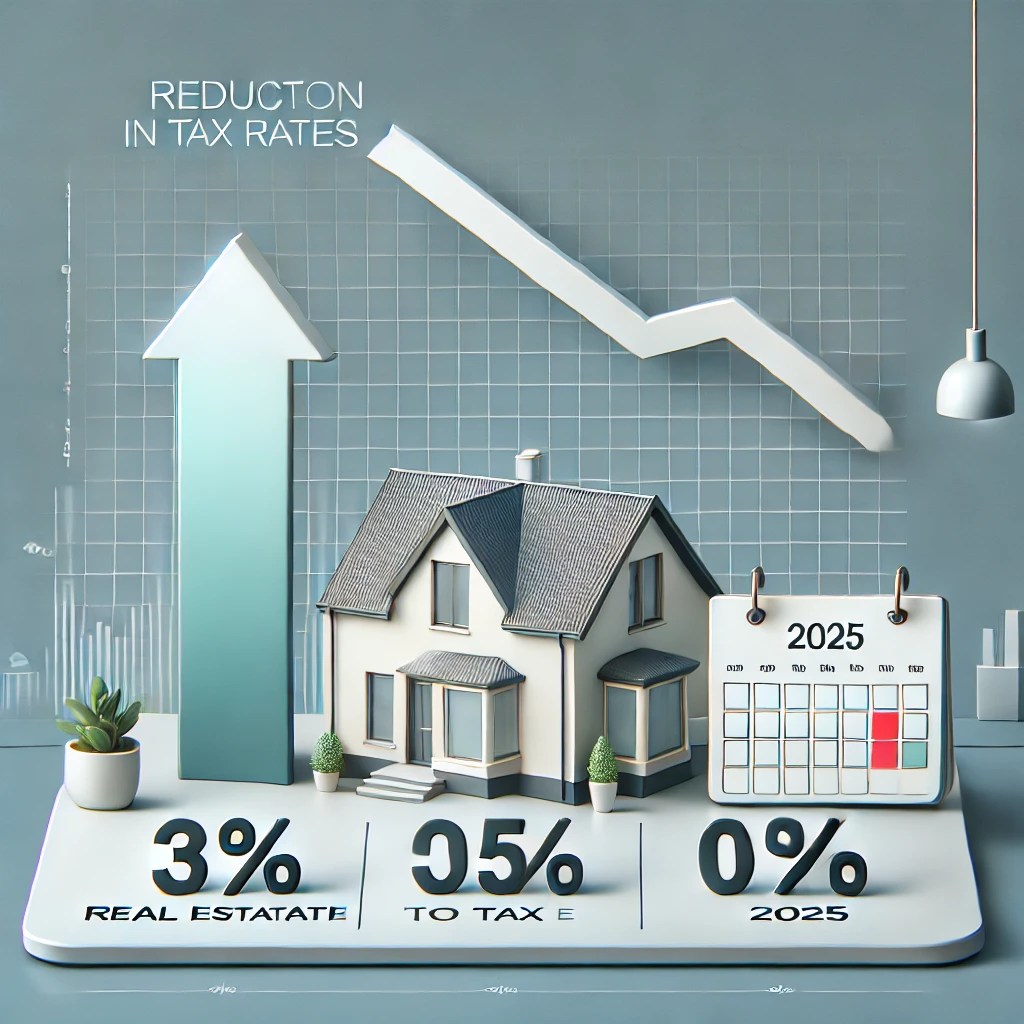 Risparmio fiscale nel 2025 per compravendite immobiliari con riduzione imposta di registro